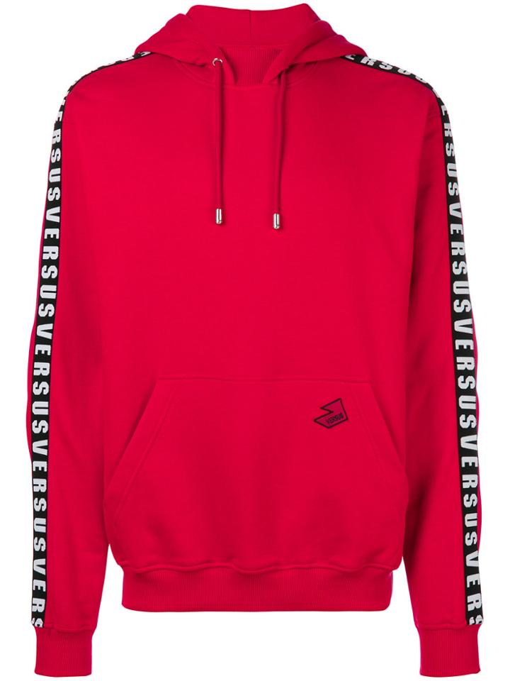 Versus Side Strap Hoodie - Red