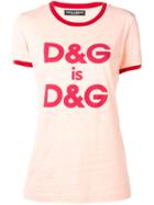 Dolce & Gabbana D & G Print T-shirt - Pink