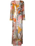 Emilio Pucci Sequin Long Dress - Orange