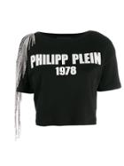 Philipp Plein Cold Shoulder T-shirt - Black