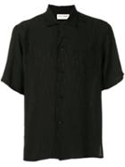 Saint Laurent Star Embossed Shirt - Black