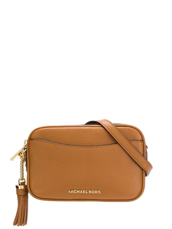 Michael Michael Kors Logo Plaque Crossbody Bag - Neutrals
