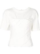 Alexander Wang Draped Bustier T-shirt - White