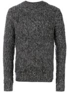 Calvin Klein Long Sleeved Knit Jumper - Grey