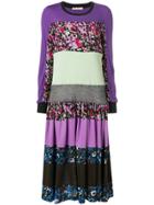 Marni Multi Print Dress - Pink & Purple