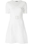 Egrey - Belted Dress - Women - Polyamide/spandex/elastane/viscose - Pp, Women's, White, Polyamide/spandex/elastane/viscose