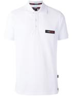 Plein Sport Chest Patch Polo Shirt, Men's, Size: Medium, White, Cotton