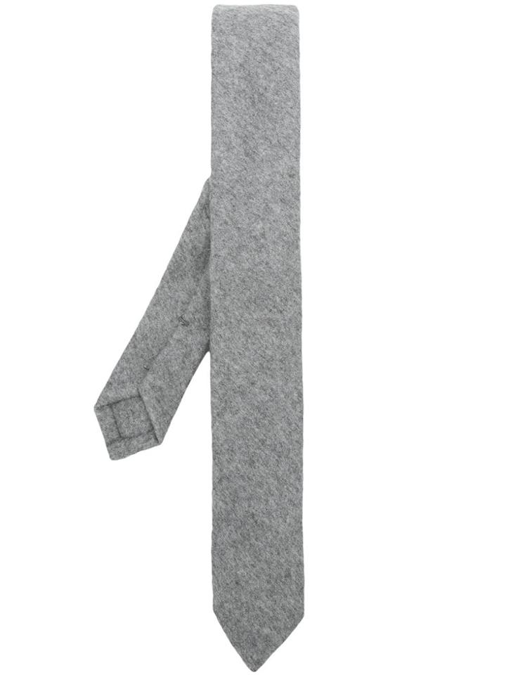 Thom Browne Cashmere Tie - Grey