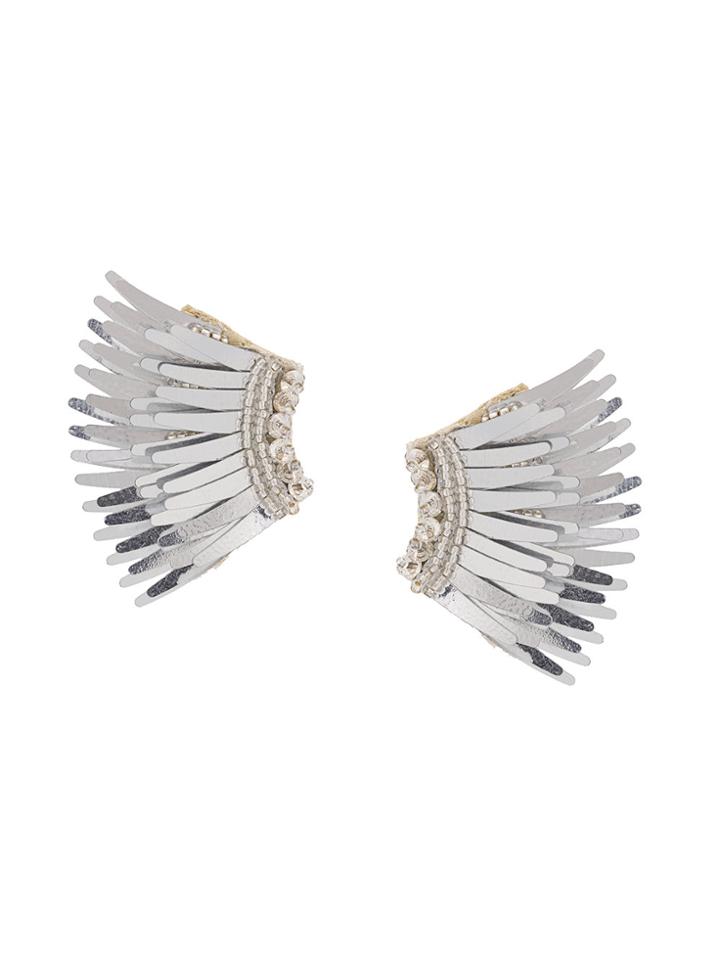 Mignonne Gavigan Beaded Earrings - Grey