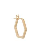 Mehem Geometric Hoop Earring - Metallic
