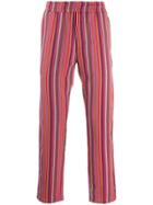 Paura Striped Trousers - Pink