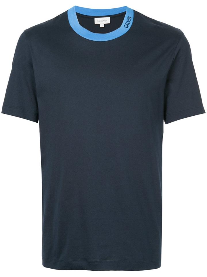 Ck Calvin Klein Classic Short Sleeve T-shirt - Blue