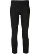Vince Cropped Trousers, Women's, Size: Large, Black, Cotton