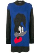 Jc De Castelbajac Vintage Woody Woodpecke Jumper Dress - Blue