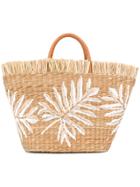 Aranaz Water Hyacinth Basket Bag - Nude & Neutrals