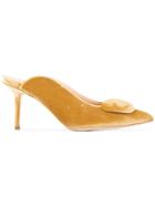 Rupert Sanderson Open Ankle Sandals - Yellow & Orange