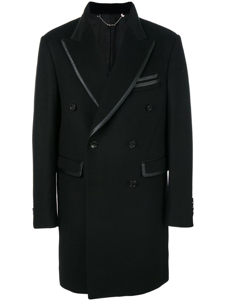 Billionaire Double Breasted Coat - Black