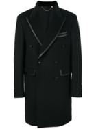 Billionaire Double Breasted Coat - Black