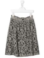 Andorine Lace Skirt - Grey