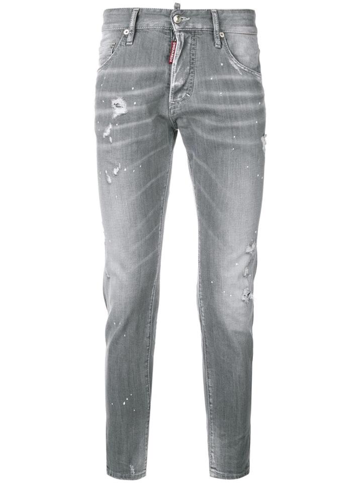 Dsquared2 Skinny Dan Jeans - Grey