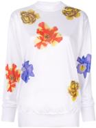 Toga Floral Knit Sweater - White
