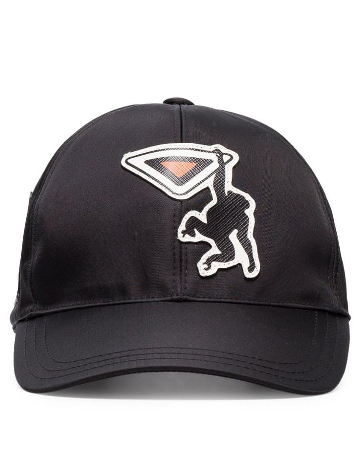 Prada Monkey Print Baseball Cap - Black