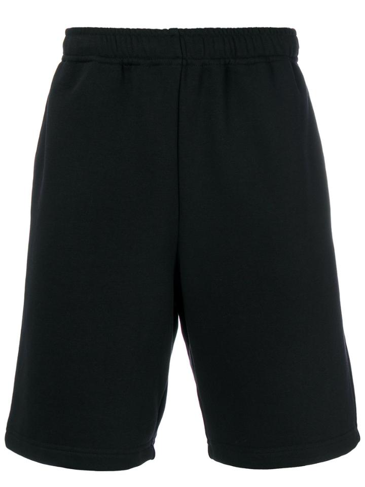 Fendi Shorts With Bag Bugs Print - Black