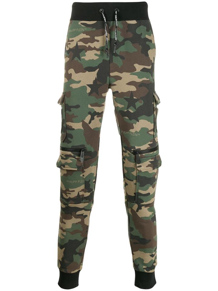 Philipp Plein Army Jogging Trousers - Green