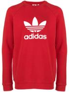 Adidas Adidas Originals Trefoil Sweatshirt - Red