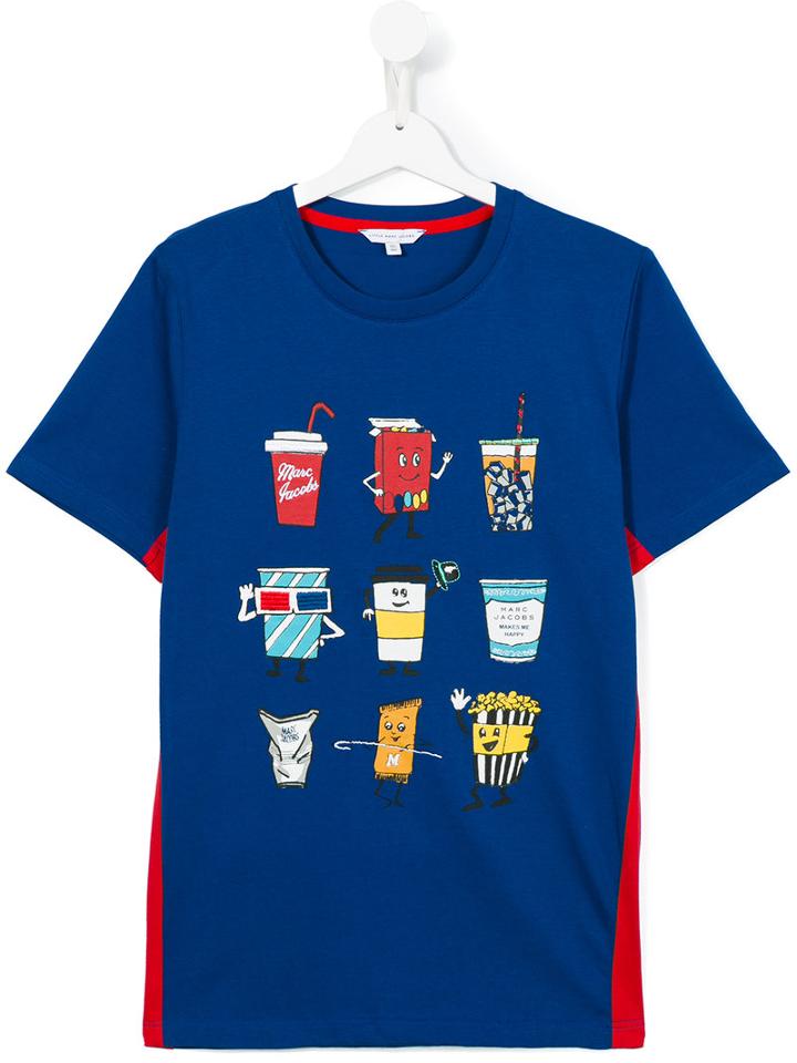Little Marc Jacobs Printed T-shirt, Boy's, Size: 14 Yrs, Blue
