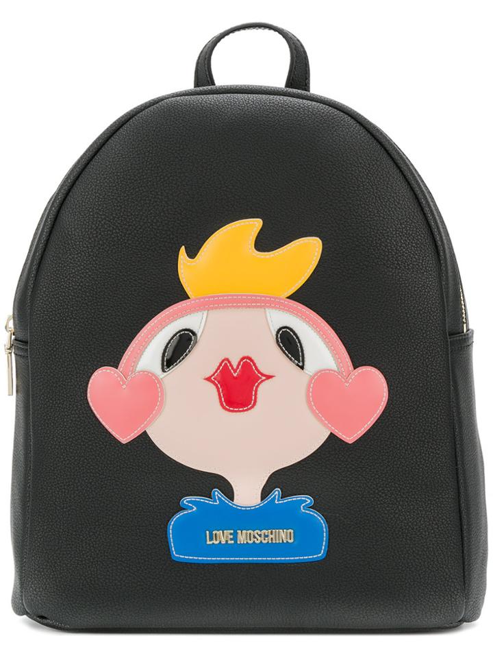 Love Moschino Charming Backpack - Black