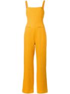 Emilia Wickstead Strappy Straight Leg Jumpsuit