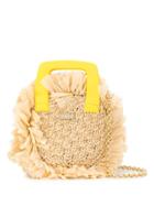 Gcds Woven Roundy Bag - Neutrals