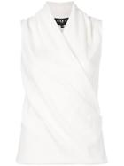 Paule Ka Wrap Top - White