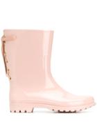 Red Valentino Redvalentino Lace-up Detail Wellies - Pink