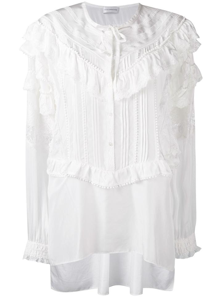 Faith Connexion Lace Shirt - White