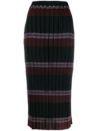 Marni Pleated Knitted Skirt - Black