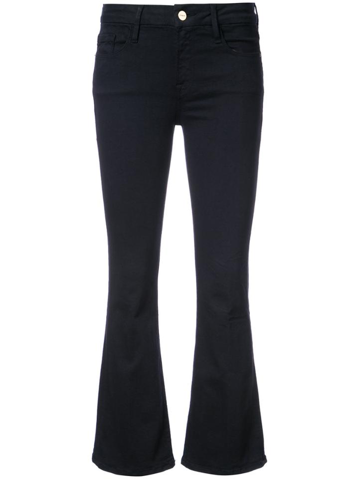Frame Denim Flared Cuff Jeans - Blue
