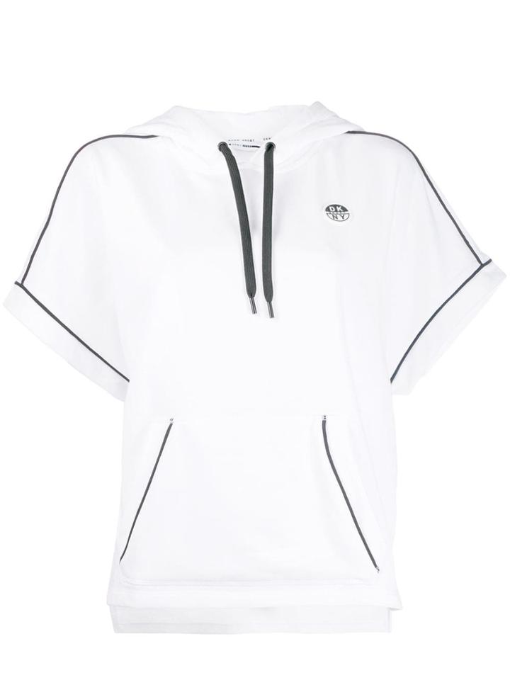 Dkny Short Sleeved Hoodie - White