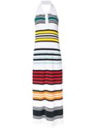Rosie Assoulin - Rainbow Striped Dress - Women - Cotton - Xs, White, Cotton