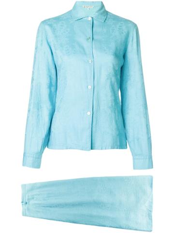 Ken Scott Vintage Floral Suit - Blue