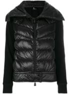 Moncler Grenoble Padded Wide Collar Jacket - Black