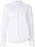 Cédric Charlier Striped Shirt - White