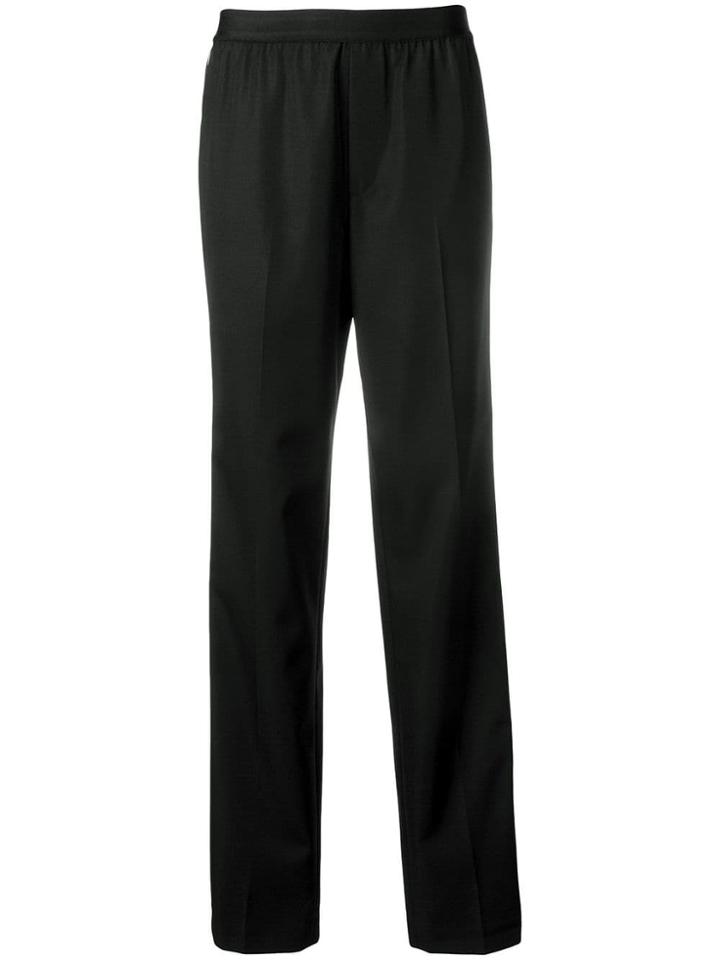 Helmut Lang Contrast Stripe Trousers - Black