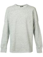 Denham Curved Hem Sweatshirt, Men's, Size: Xl, Grey, Cotton/spandex/elastane