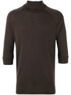 The White Briefs Roll Neck Sweatshirt - Brown