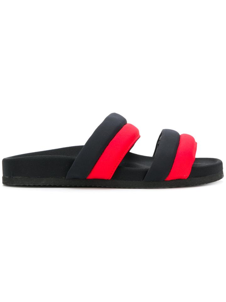 Joshua Sanders Colour-block Sandals - Black
