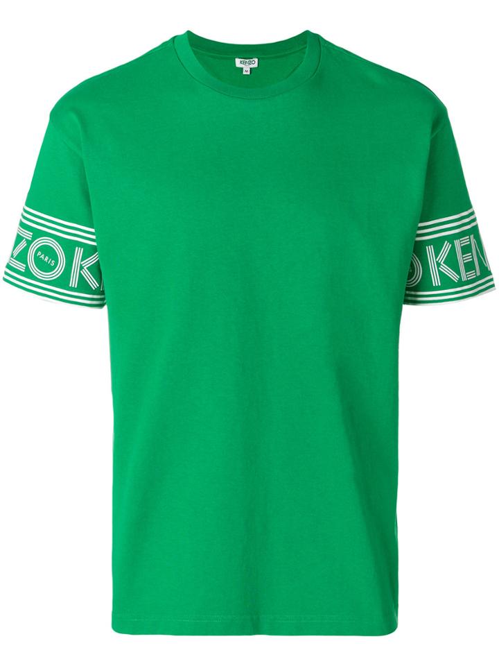 Kenzo Printed Sleeve T-shirt - Green