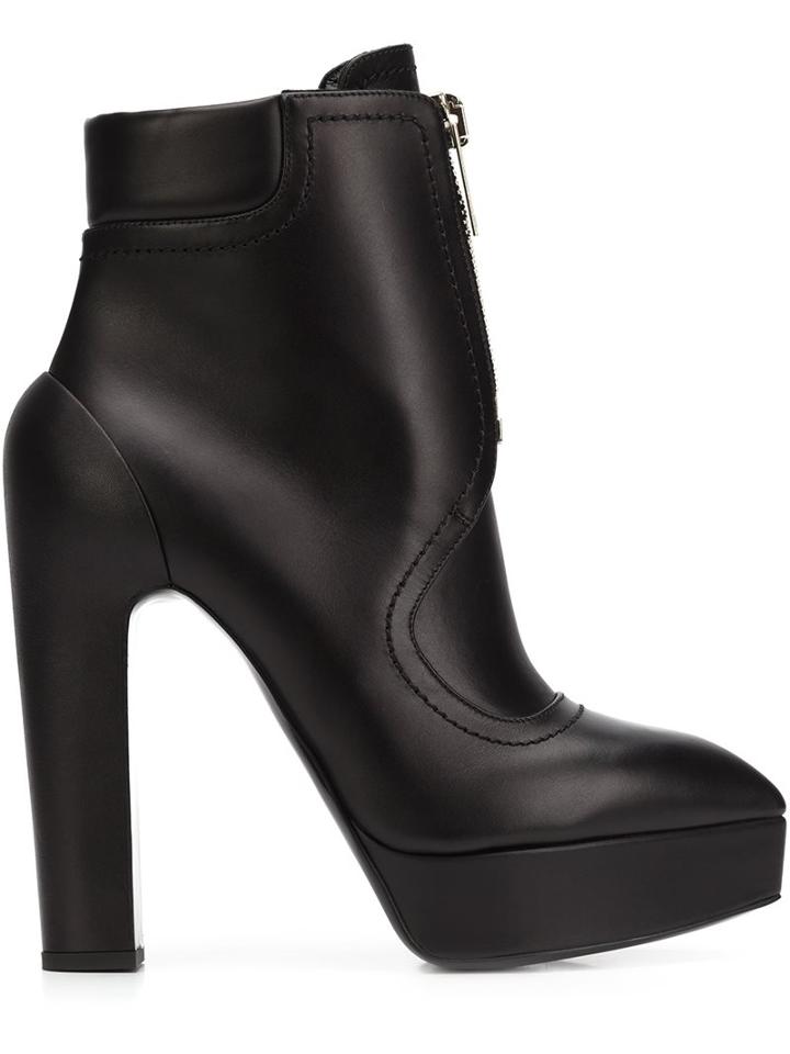 Vera Wang High-heel Zip Boots