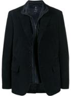 Fay Zipped Single-breasted Blazer - Blue